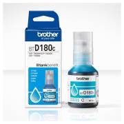 Garrafa de tinta original brother btd180c ciano