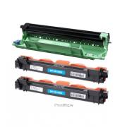 Pack 1 Tambor DR1050 e 2 Toners TN1050 compatíveis Brother