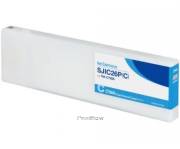 Tinteiro compatível Epson sjic26p ciano tinta pigmentada c33s020619 / sjic26p(c)