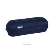 Estojo escolar Milan Coleção 430 - Oval semirrígido / Azul Escuro