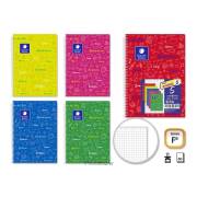 Pack 5 cadernos espiral Golden - 80 folhas / capa flexível / cores sortidas