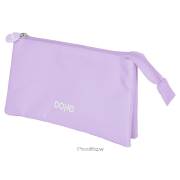 Estojo escolar Dohe Serenity - 3 compartimentos / Roxo