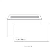 Envelopes DL 110x220mm s/Janela - Branco Autodex / 25un