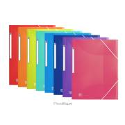 Pack 10 pastas com elástico Oxford Urban - A3 / Plástico translúcido / Cores sortidas