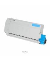 Toner compatível Oki c712 ciano (46507615)