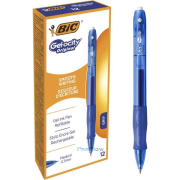 Pack 12 esferográficas Bic Gel-ocity Original azul - ponta retrátil 0.7mm