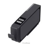 Tinteiro compatível canon pfi5100 preto mate pigmentada - pfi5100mbk / 6951c001