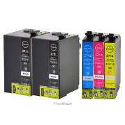 Pack 5 Tinteiros compatíveis Epson 27xl (T2711/2/3/4)