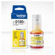Garrafa de tinta original brother btd180y amarelo