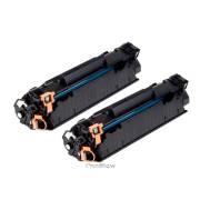 Pack 2 toners compatíveis HP 44A preto (CF244A)