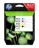 Pack 4 tinteiros originais Hp 912XL (3YP34AE)