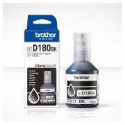 Garrafa de tinta original brother btd180bk preto 