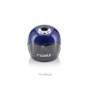 Afia lápis elétrico Dahle 250 - Para lápis de 8 mm / Grande depósito transparente / Funciona com pilhas AA / Azul