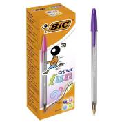 Pack 20 esferográficas Bic Cristal Fun cores sortidas - ponta redonda 1.6mm