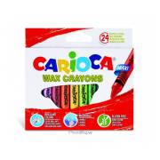 Pack 24 Lápis de cera Carioca Maxi - Corpo de 12mm