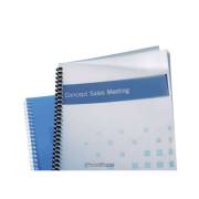 Capas de encadernação GBC PolyClearView – A4 / 800 mícrons / acabamento mate / transparente