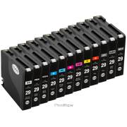 Pack 12 tinteiros compatíveis Canon PGI29