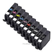 Pack 10 tinteiros compatíveis Canon PGI72