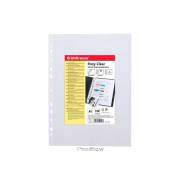 Pack 100 micas Erichkrause Fizzy Clear A4 / 30 mícrones / acabamento rugoso