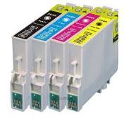 Pack 4 Tinteiros compatíveis Epson T0611/2/3/4