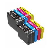 Pack 10 tinteiros compatíveis Epson 604XL (CMYK)