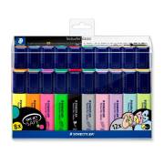 Pack 20 marcadores fluorescentes Staedtler Textsurfer Classic 364 - Cores sortidas