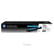 Pack de 2 kits de recarga de toner original HP w1143a preto - 143a