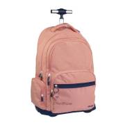 Mochila escolar com rodas Milan Serie 1918 - 25L / Rosa