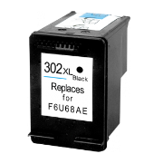 Tinteiro compatível Hp 302xl preto (F6U68AE)