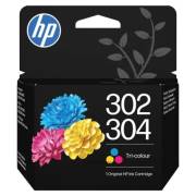 Tinteiro original hp 302 / 304 cores - b7rt6ae / f6u65ae / n9k05ae