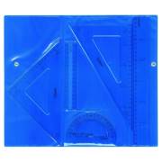 Conjunto de réguas escolares Maped - Régua de 30 cm / Régua de 15 cm / 2 Esquadros / Transferidor