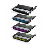 Pack 4 Toners compatíveis Samsung 406S