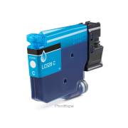 Tinteiro compatível brother lc528 ciano tinta pigmentada - lc528c