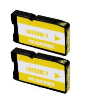 Pack 2 tinteiros compatíveis Lexmark 200xl amarelo (14L0200)