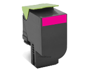 Toner compatível Lexmark CX410 / CX510 magenta (80C2HM0 / 80C2HME / 802HM)