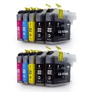 Pack 10 tinteiros compatíveis Brother LC123 / LC121 (CMYK)