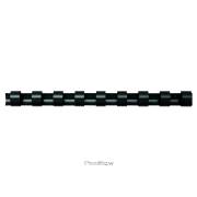 Pack de 100 Argolas de encadernação Fellowes – 16 mm / até 120 folhas / plástico / preto