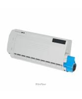 Toner compatível Oki c712 preto (46507616)