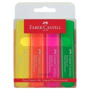 Pack 4 marcadores fluorescentes Faber-Castell Textliner 46 Superfluorescent
