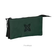 Estojo Safta Munich Básicos - 3 Compartimentos - 22x12x3cm - Verde