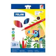 Pack 18 lápis de cor Milan