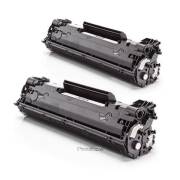 Pack 2 toners compatíveis Hp 83a preto (cf283A)