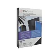 Pack de 100 capas de encadernação GBC PolyOpaque – A4 / 300 mícrons / preto