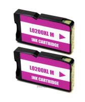 Pack 2 tinteiros compatíveis Lexmark 200xl magenta (14L0199)