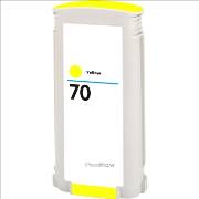 Tinteiro compatível Hp 70 amarelo pigmentada c9454a