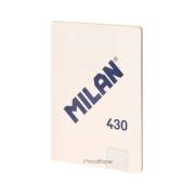 Caderno colado Milan Serie 1918 - A4 / quadriculado / 48 folhas / beje