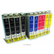Pack 10 Tinteiros compatíveis Epson T071X (CMYK)