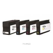 Pack 4 tinteiros compatíveis Hp 932xl + 933xl
