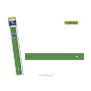 Régua Acrílica Bismark 30 cm - Verde