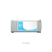 Tinteiro compatível Hp 81 ciano light c4934a